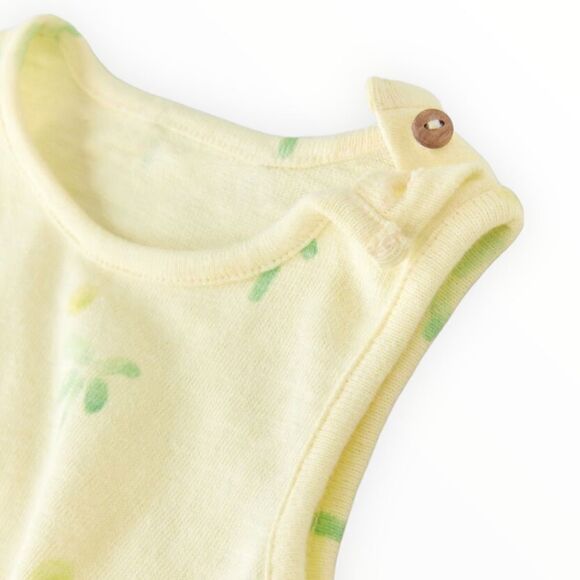 ZARA Kids | Light Yellow | PALM TREE BODYSUIT - Picture 3 of 6